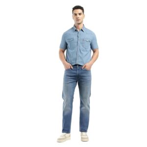 levi's men's mid rise slim jeans (0038i 0012 dark blue